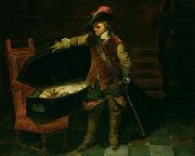 Paul Delaroche, Cromwell and the corpse of Charles I